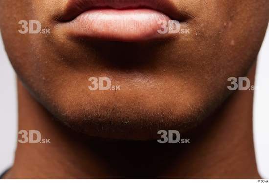 Face Mouth Skin Man Black Slim Studio photo references