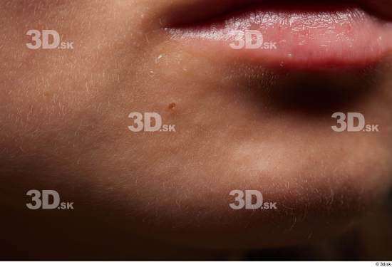 Face Mouth Cheek Skin Woman White Slim Studio photo references