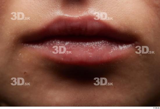 Face Mouth Skin Woman White Slim Studio photo references