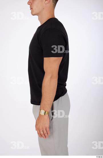 Arm Upper Body Man White Casual Slim Street photo references