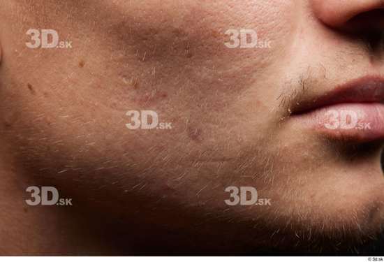 Face Mouth Cheek Skin Man White Slim Studio photo references