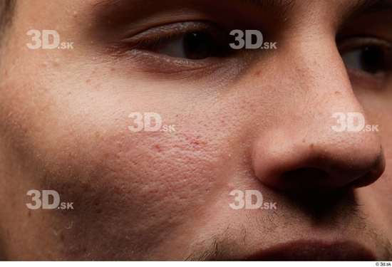 Eye Face Nose Cheek Skin Man White Slim Studio photo references