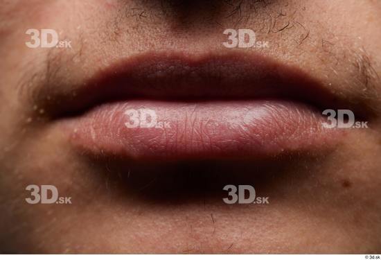 Face Mouth Skin Man White Slim Studio photo references