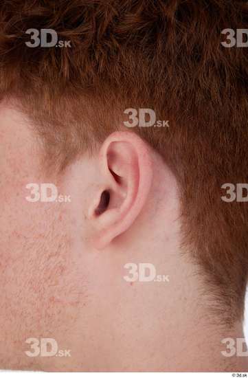 Ear Man White Casual Slim Street photo references