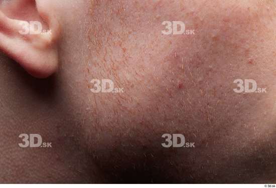 Face Cheek Ear Skin Man White Slim Studio photo references