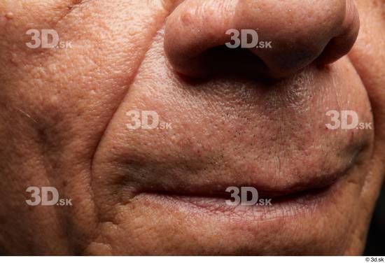 Face Mouth Nose Cheek Skin Man Slim Wrinkles Studio photo references