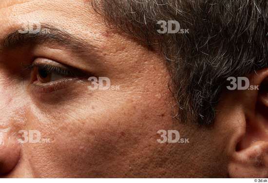 Eye Face Cheek Ear Hair Skin Man Slim Wrinkles Studio photo references