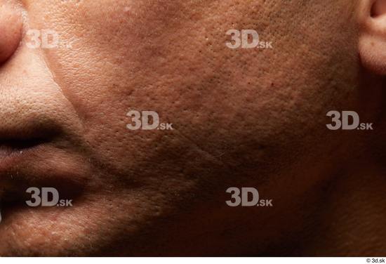 Face Cheek Skin Man Slim Wrinkles Studio photo references