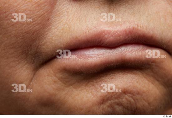 Face Mouth Cheek Skin Woman Overweight Wrinkles Studio photo references