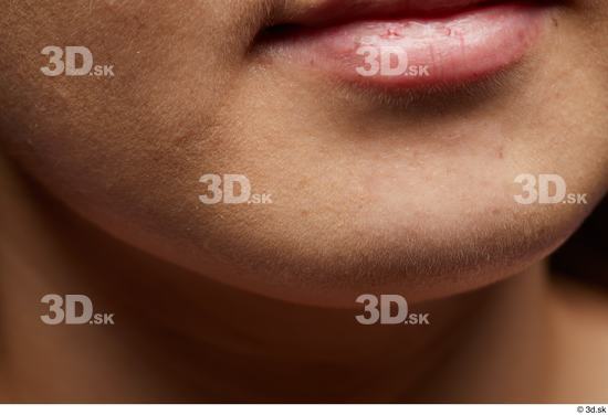 Face Mouth Skin Woman Asian Slim Studio photo references