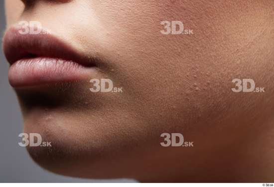 Face Mouth Cheek Skin Woman White Slim Studio photo references