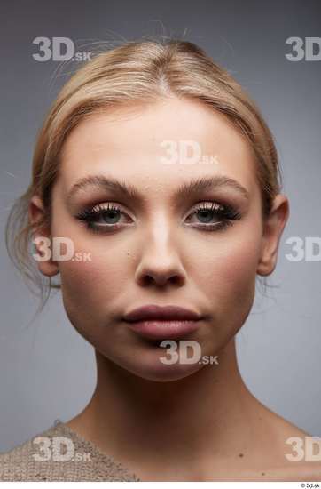 Face Woman White Slim Studio photo references