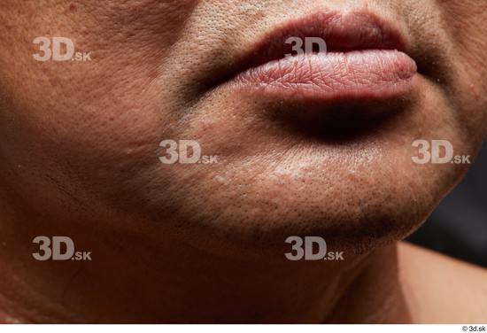 Face Mouth Cheek Skin Man Asian Overweight Wrinkles Studio photo references