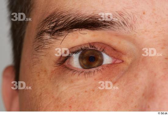 Eye Skin Man Slim Studio photo references