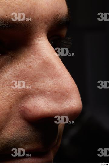 Face Nose Skin Man Slim Wrinkles Studio photo references