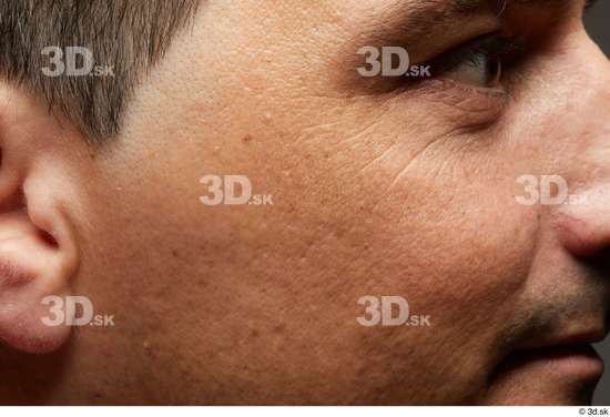 Eye Face Cheek Ear Hair Skin Man Slim Wrinkles Studio photo references