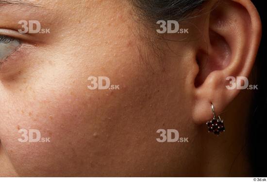 Face Cheek Ear Skin Woman Slim Studio photo references