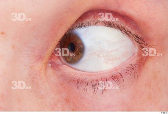 Eye Skin Man White Slim Studio photo references