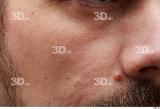 Face Nose Cheek Skin Man White Slim Studio photo references