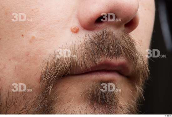 Face Mouth Nose Cheek Skin Man White Slim Studio photo references