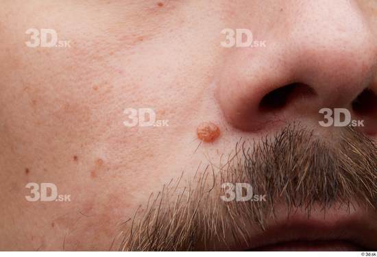 Face Mouth Nose Cheek Skin Man White Slim Studio photo references