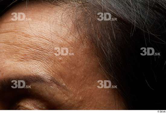 Face Hair Skin Woman Asian Chubby Wrinkles Studio photo references