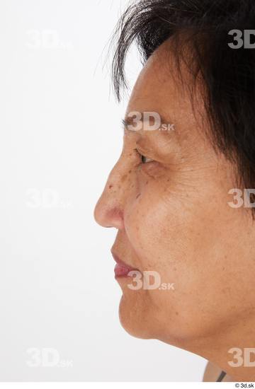 Nose Woman Asian Chubby Street photo references