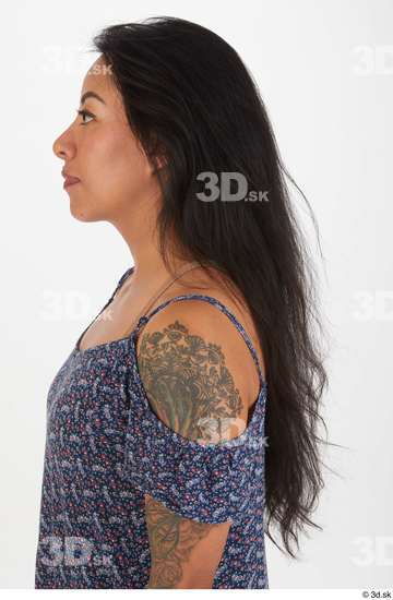 Head Hair Woman Tattoo Casual Slim Street photo references