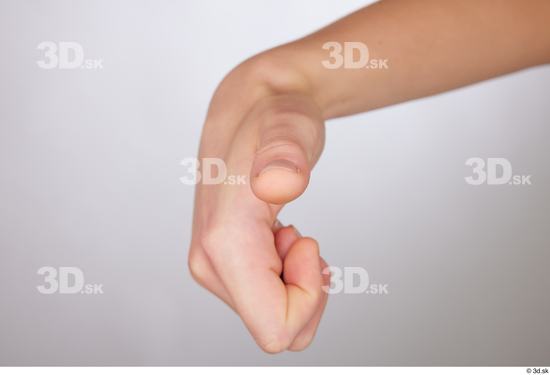 Woman White Slim Female Studio Poses