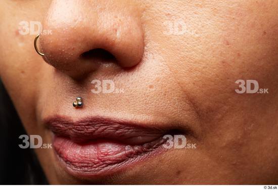 Face Mouth Nose Cheek Skin Woman Slim Studio photo references