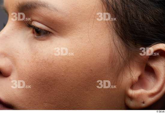 Eye Face Cheek Ear Hair Skin Woman White Slim Studio photo references
