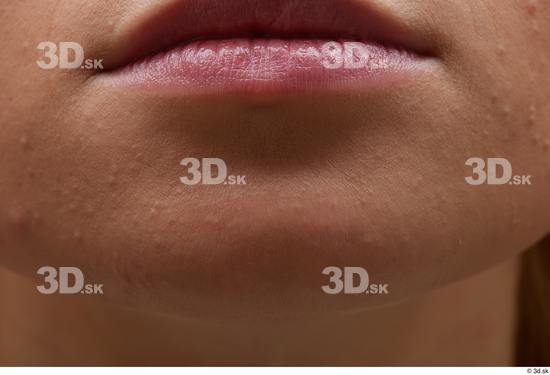 Mouth Skin Woman White Slim Studio photo references