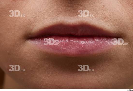 Mouth Skin Woman White Slim Studio photo references