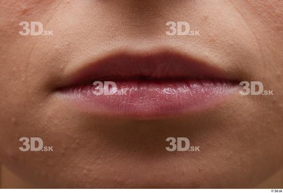 Mouth Skin Woman White Slim Studio photo references