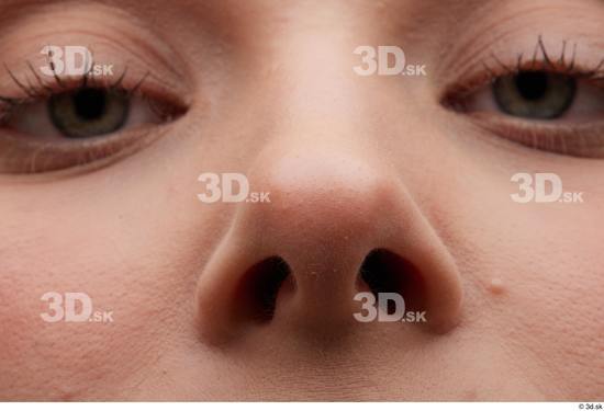 Nose Skin Woman White Slim Studio photo references