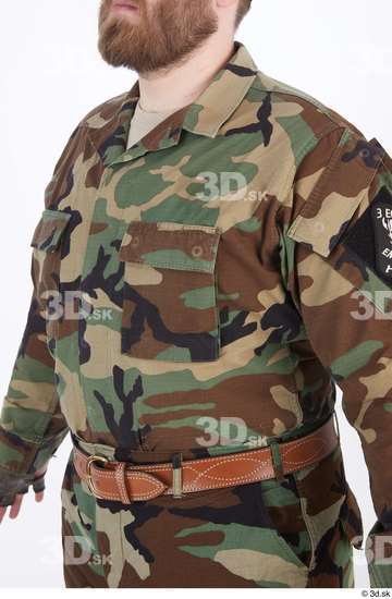 Upper Body Man White Army Uniform Athletic Street photo references