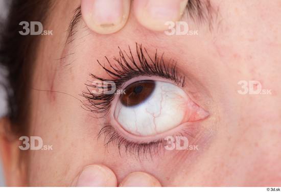 Eye Skin Woman White Slim Studio photo references