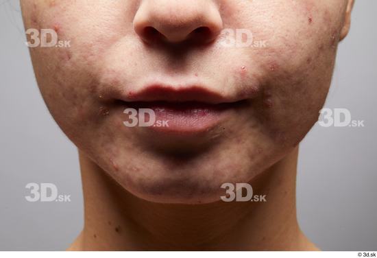 Face Mouth Nose Skin Woman White Slim Studio photo references