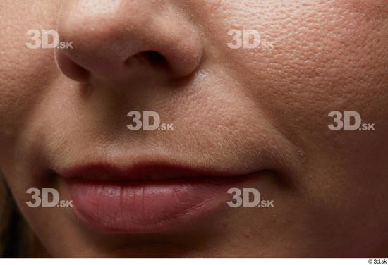 Face Woman White Slim Face Skin Textures