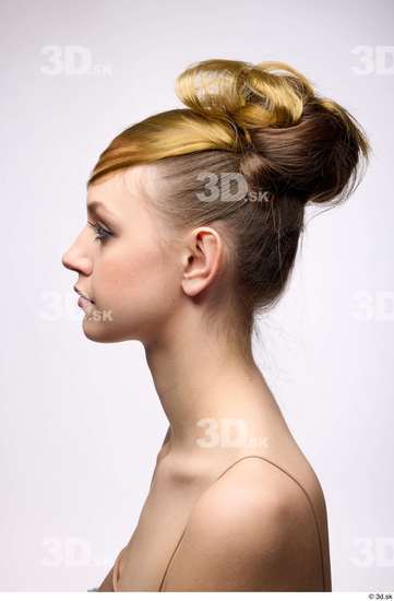 Hair Woman White Slim