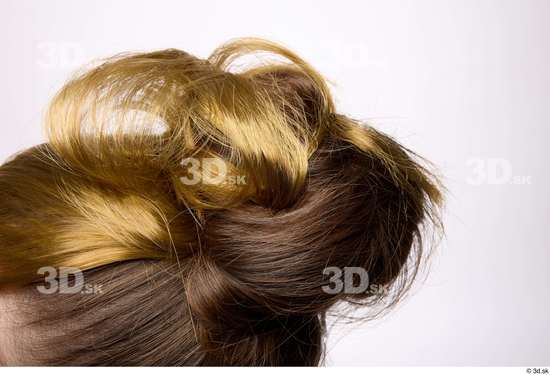 Hair Woman White Slim