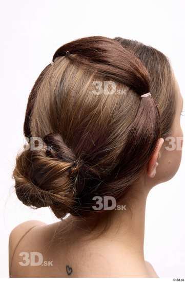 Hair Woman White Slim