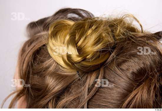 Head Hair Woman White Slim