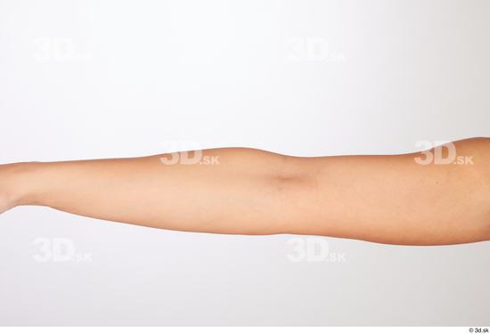 Forearm Woman White Slim Studio photo references