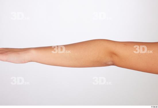 Forearm Woman White Slim Studio photo references