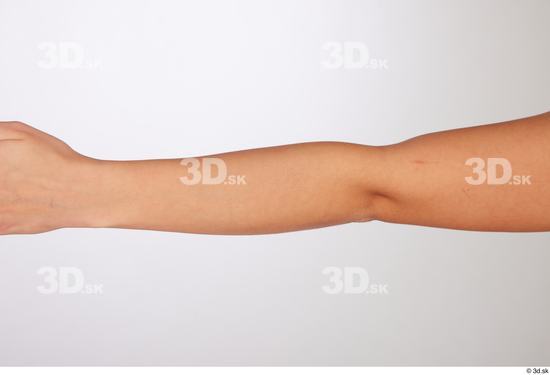 Forearm Woman White Slim Studio photo references