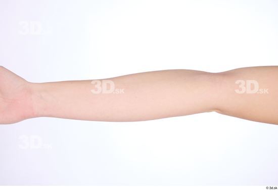 Forearm Woman White Nude Slim Studio photo references