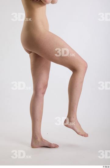 Leg Woman White Nude Slim Studio photo references