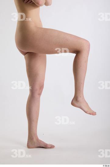 Leg Woman White Nude Slim Studio photo references