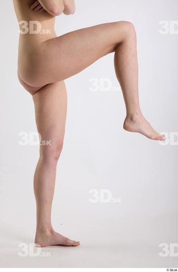 Leg Woman White Nude Slim Studio photo references